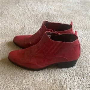 Ankle cowboy boots